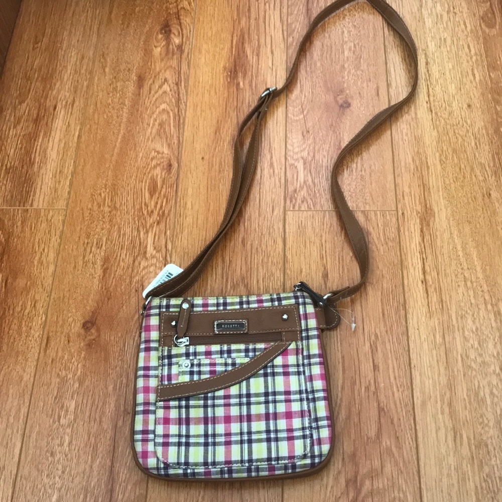 Gingham Crossbody Purse